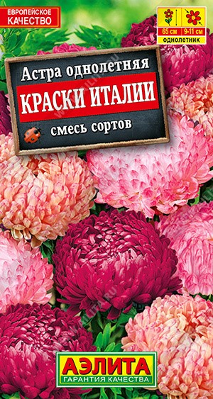 Семена Астра Краски Италии смесь (Аэлита)