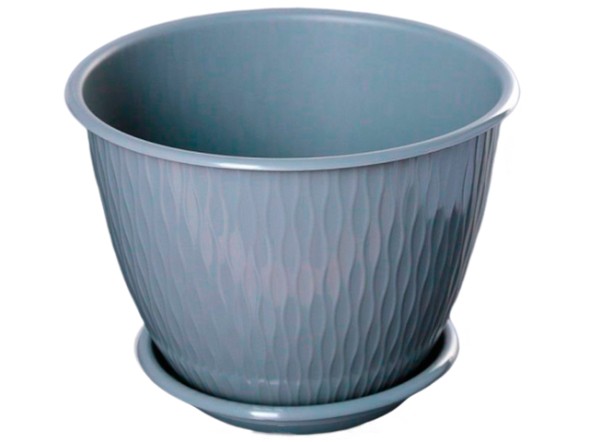  Корсика горшок с поддоном d17 v1,8 л серый муссон 