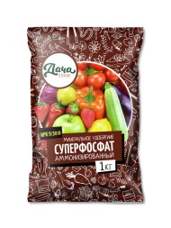 Суперфосфат гранулированный 1кг (N-9%:P-30%) Дачаtime 